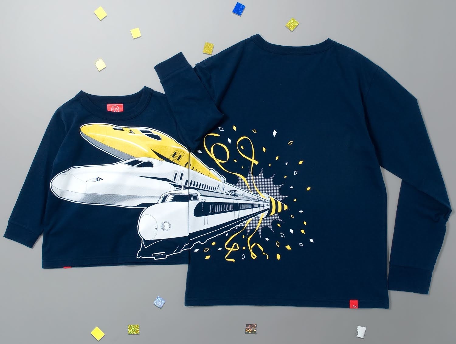 OJICOが東海道新幹線60周年記念長袖Tシャツを発売、歴代車両デザインで歴史を表現