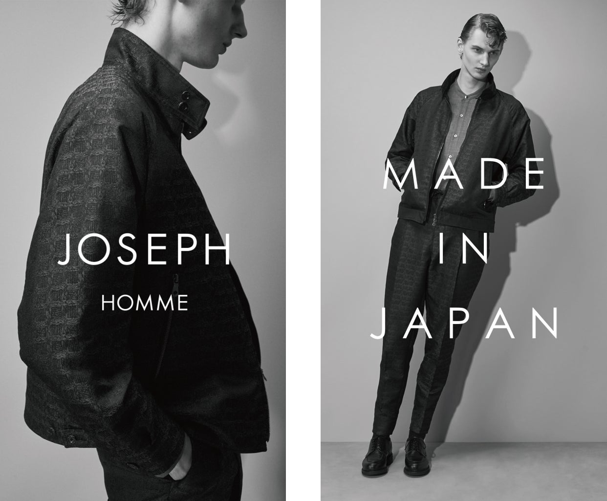 JOSEPH HOMMEがMADE IN JAPANの新ラインを発表、高品質・高価格帯の商品で国内生産にこだわり