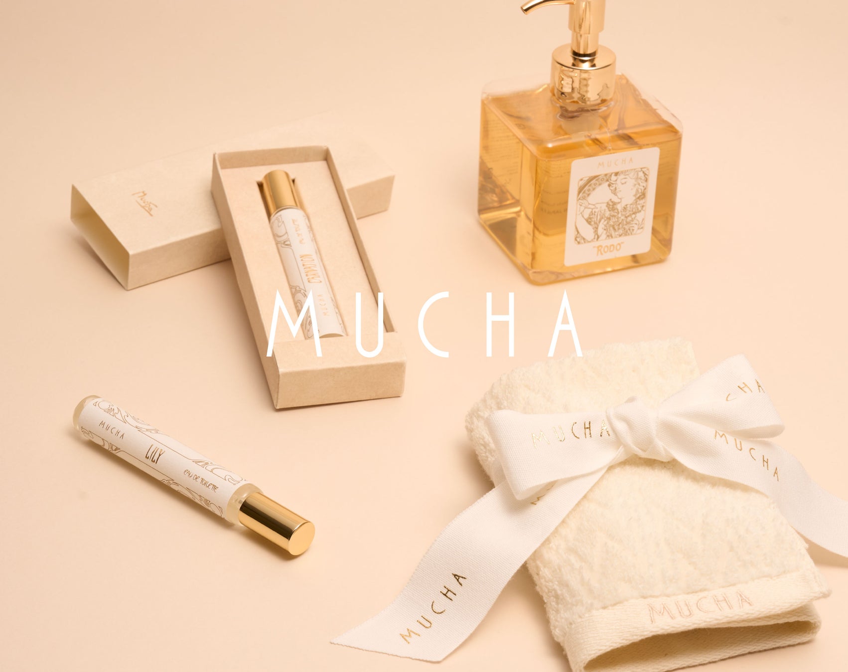 MUCHA、ニューイヤーキット3種を2025年1月発売、人気のフレグランスアイテムをセットに